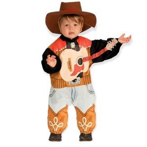 NEW! Western Rockabilly Rock Star Toddler Cowboy Jumpsuit Costume